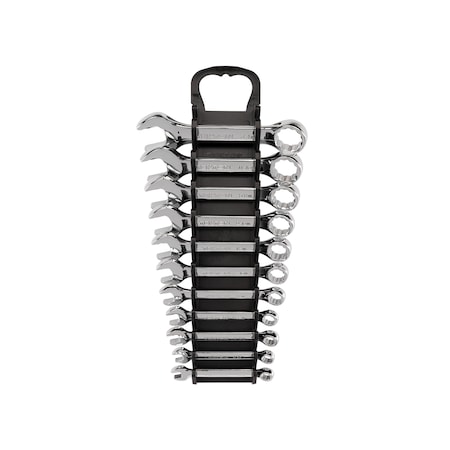 Tekton Stubby Combination Wrench Set with Holder, 11-Piece (1/4 - 3/4 in.) WCB92401